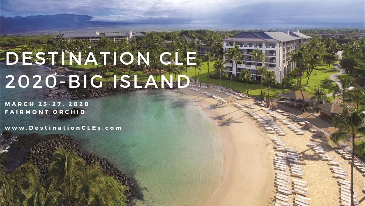 Earn CLE credit while you're on vacation.